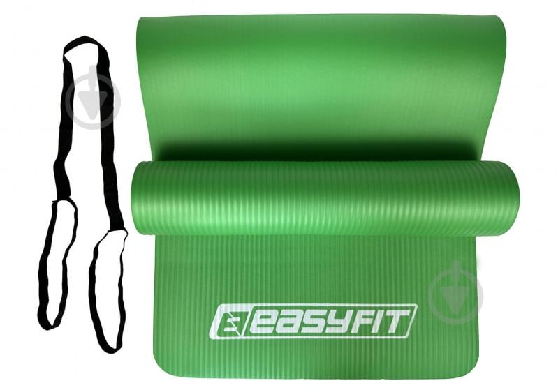 Килимок для йоги EasyFit EF-1919 зелений - фото 2