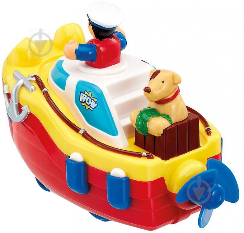 Игрушка Wow Tommy Tug Boat bath toy буксирный лодка 04000 - фото 2