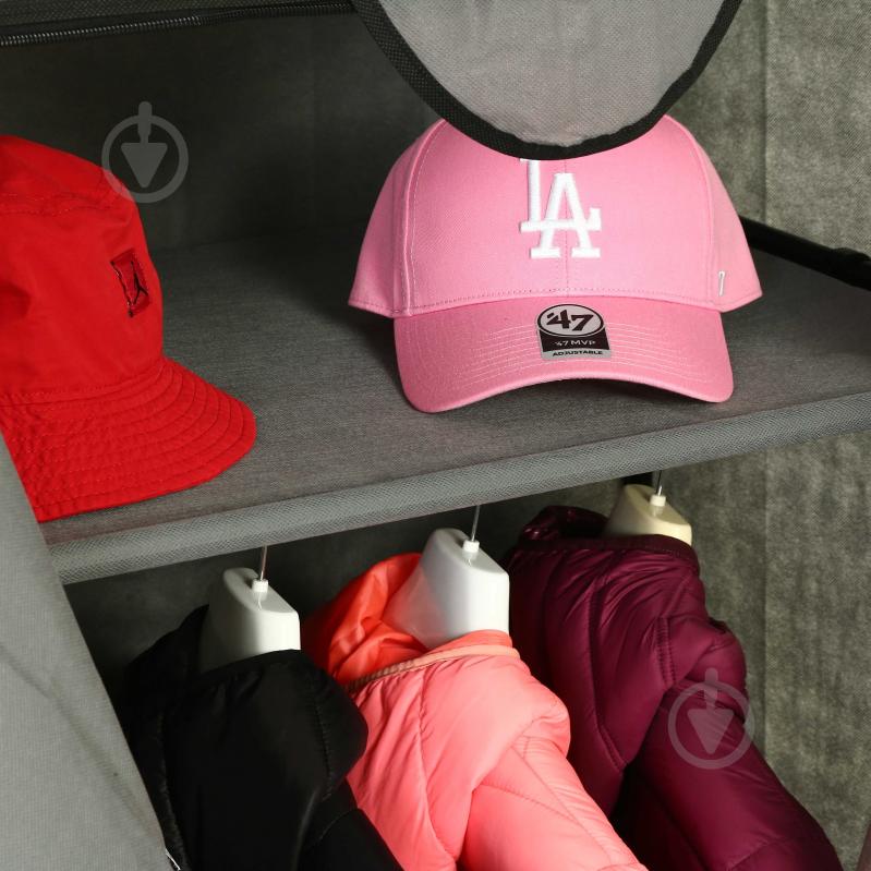 Тканевый шкаф Sensio HOME HANG 1555х695х430 мм серый - фото 5