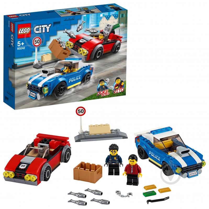 Конструктор LEGO City Арест на шоссе 60242 - фото 13