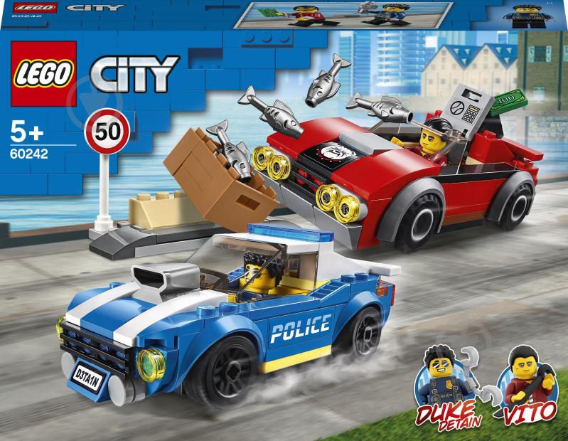 Конструктор LEGO City Арест на шоссе 60242 - фото 1