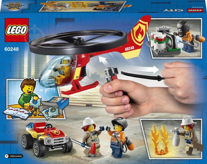 Конструктор LEGO City Пожарный спасательный вертолёт 60248 - фото 7