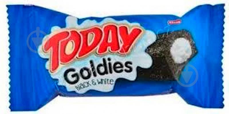Кекс Elvan Бисквит Today Goldies Black&White 45 г - фото 1