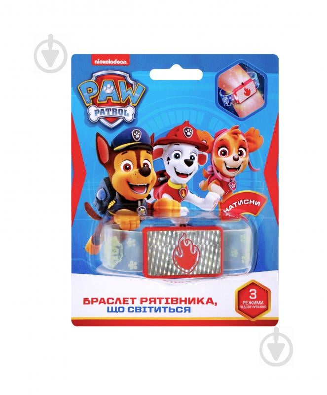 Іграшка Paw Patrol Браслет рятівника, що світиться Маршал 122218 - фото 1