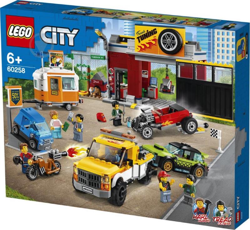 Конструктор LEGO City Мастерская тюнинга 60258 - фото 4