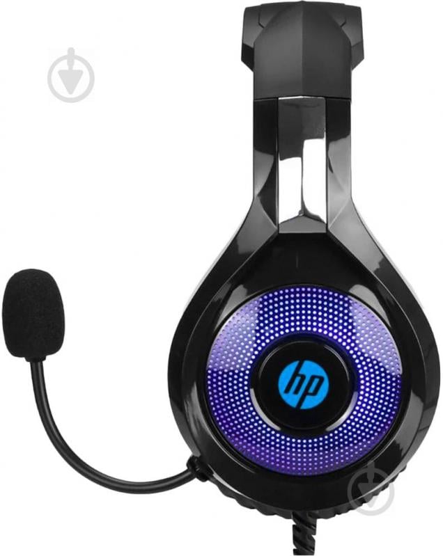 Навушники HP DHE-8010 Gaming black/blue (DHE-8010) - фото 2