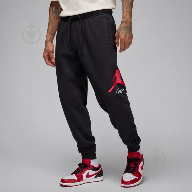 Штани Jordan J ESS FLC BASELINE PANT FD7345-013 р. M чорний - фото 1