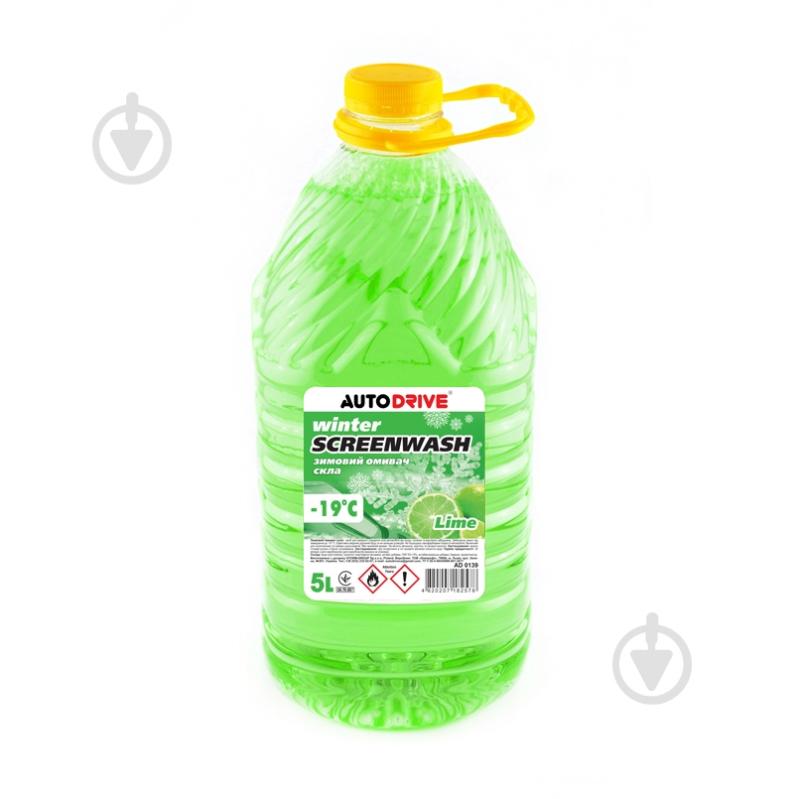 Омыватель стекла AUTODRIVE Lime зима -19 °С 5 л - фото 1