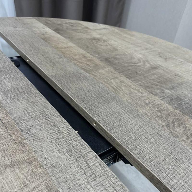 Стол обеденный Starwood Alen Fold 1000(1330)x1000x760мм дуб песочный/черный - фото 5 Стол обеденный Starwood Alen Fold 1000(1330)x1000x760мм дуб песочный/черный - фото 5