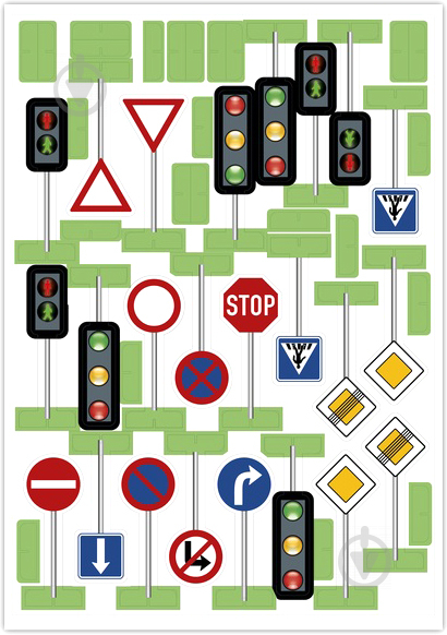 Игровой набор Multigo Дорожные знаки 28014 - фото 2