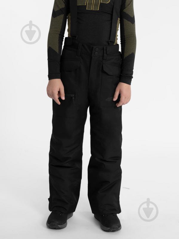 Брюки 4F TROUSERS FNK M360 4FJAW23TFTRM360-21S р. 146 черный - фото 2