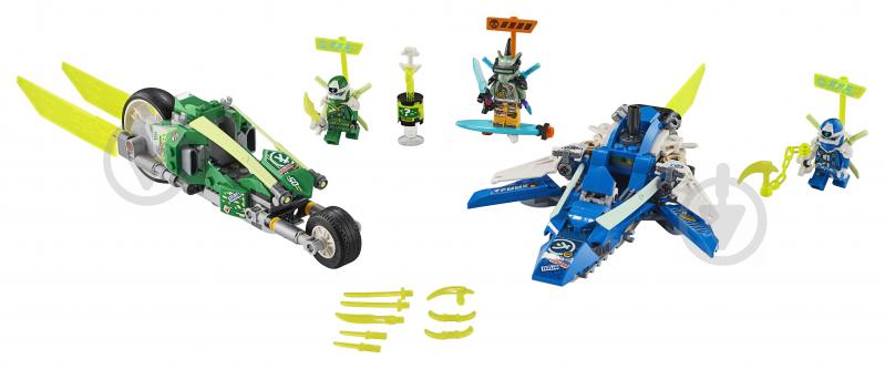 Конструктор LEGO Ninjago Швидкісні рейсери Джея і Ллойда 71709 - фото 7