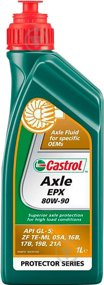 Масло трансмиссионное Castrol AXLE EPX 80W-90 1 л (RB-AXEPX89-12X1) - фото 1