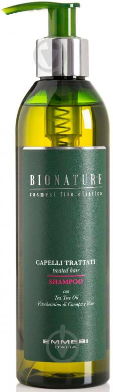Шампунь EMMEBI для пошкодженого волосся bionature 250 мл - фото 1 Шампунь EMMEBI для пошкодженого волосся bionature 250 мл - фото 1