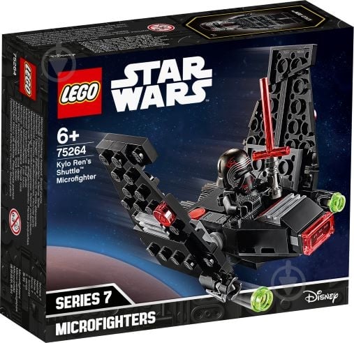 Конструктор LEGO Star Wars Микрофайтеры шаттл Кайло Рена 75264 - фото 1 Конструктор LEGO Star Wars Микрофайтеры шаттл Кайло Рена 75264 - фото 1