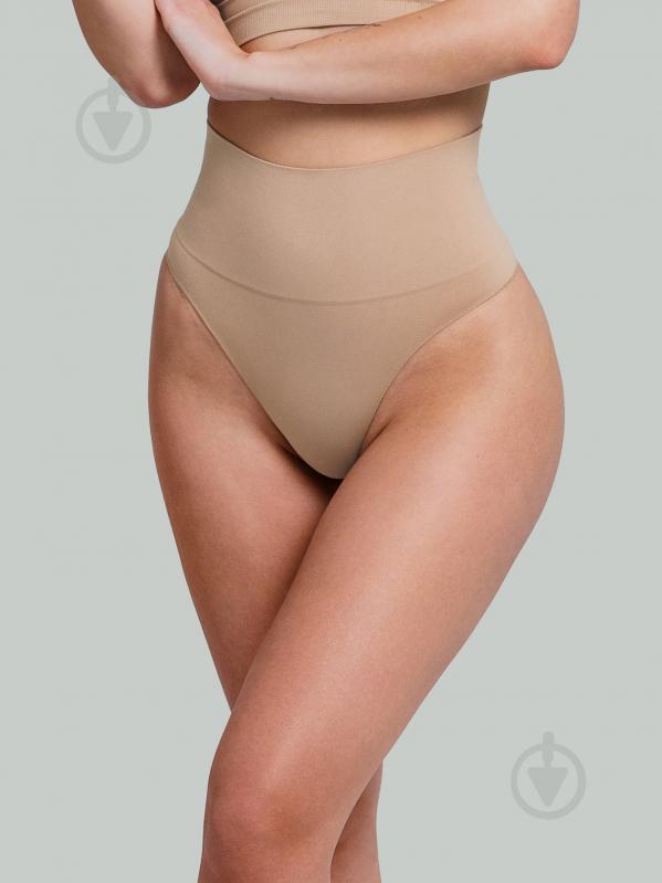 Трусы женские Giulia STRING SHAPEWEAR L-XL бежевый - фото 2