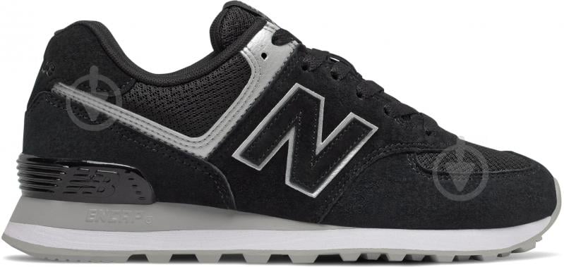 Кросівки жіночі демісезонні New Balance WL574EZ WL574EZ р.37,5 чорні - фото 1