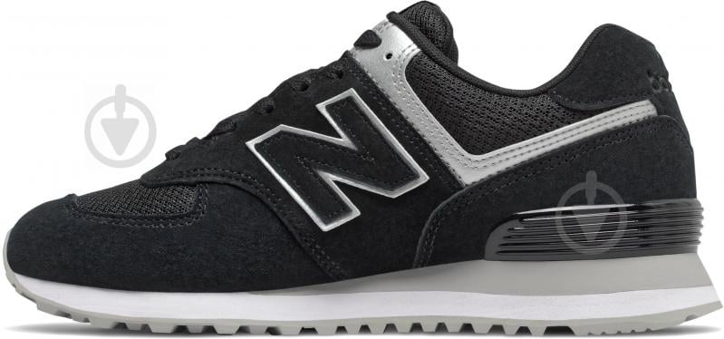 Кросівки жіночі демісезонні New Balance WL574EZ WL574EZ р.37,5 чорні - фото 2