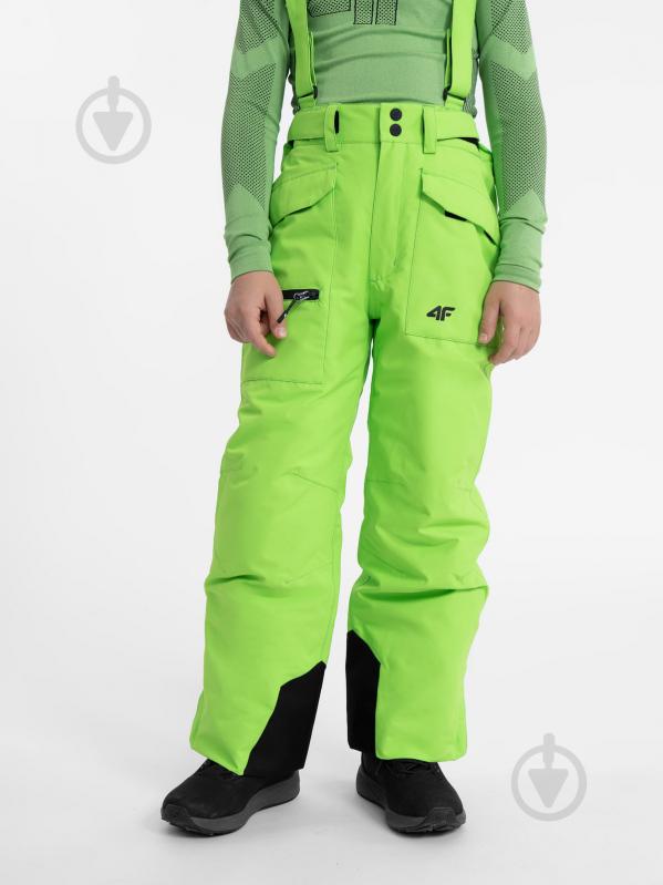 Брюки 4F TROUSERS FNK M360 4FJAW23TFTRM360-41N р. 146 зеленый - фото 2