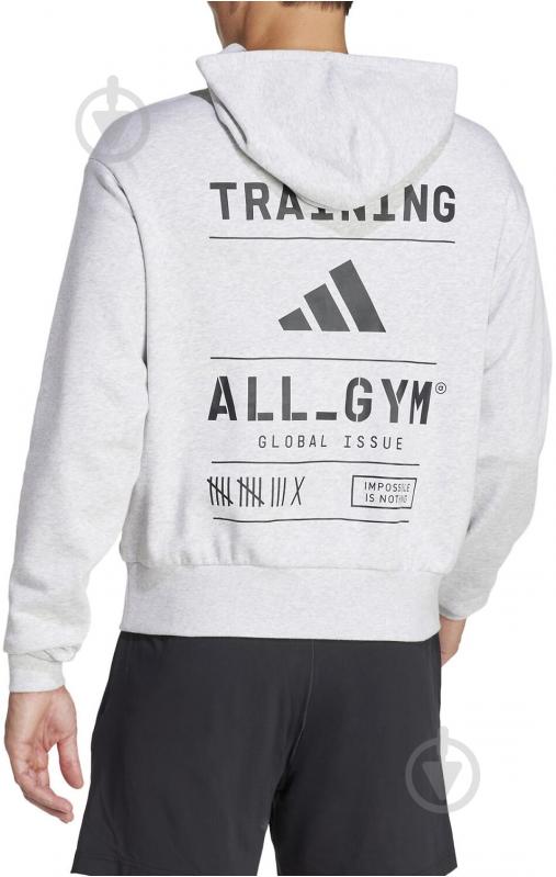 Джемпер Adidas IS7104 р.XL серый - фото 4 Джемпер Adidas IS7104 р.XL серый - фото 4