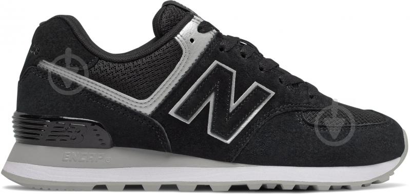 Кросівки жіночі демісезонні New Balance WL574EZ WL574EZ р.39 чорні - фото 1