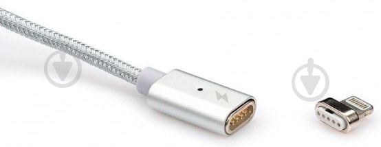 Дата-кабель Vinga USB 2.0 AM – Lightning 1 м белый (Magnetic Lightning) - фото 2