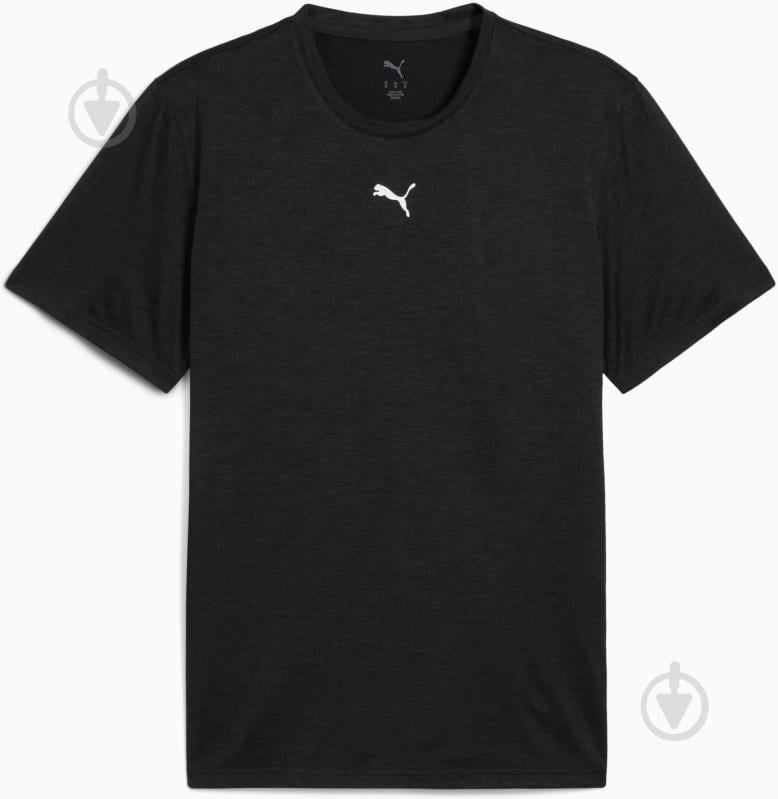 Футболка Puma M TAD ESSENTIALS HEATHER CAT Tee (CF small cat) 52592001 р.M чорний - фото 1 Футболка Puma M TAD ESSENTIALS HEATHER CAT Tee (CF small cat) 52592001 р.M чорний - фото 1