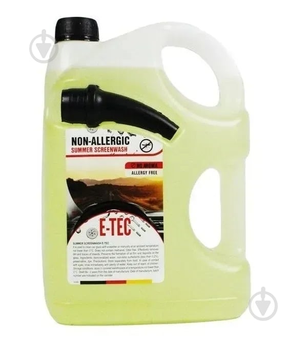 Омыватель стекла E-TEC Антимошка лето 4 л - фото 1
