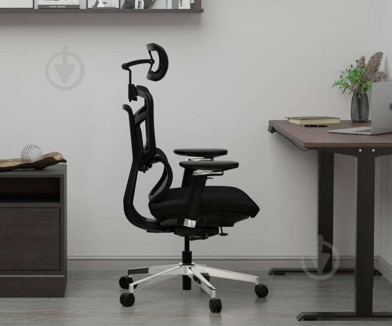 Кресло офисное Mealux S4 Air Fabric черный - фото 2 Кресло офисное Mealux S4 Air Fabric черный - фото 2