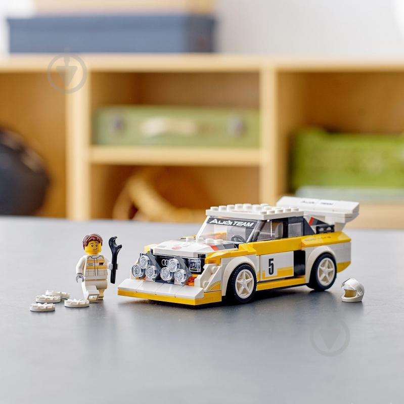 Конструктор LEGO Speed Champions 1985 Audi Sport quattro S1 76897 - фото 8