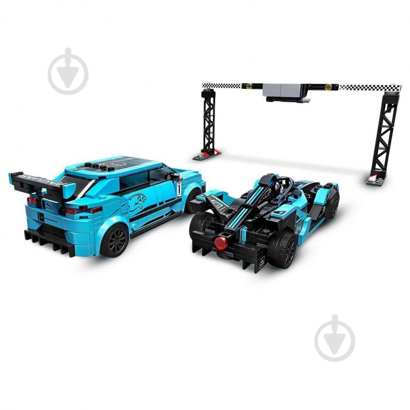 Конструктор LEGO Speed Champions Автомобили Formula E Panasonic Jaguar Racing GEN2 та Jaguar I-PACE eTROPHY 76898 - фото 5