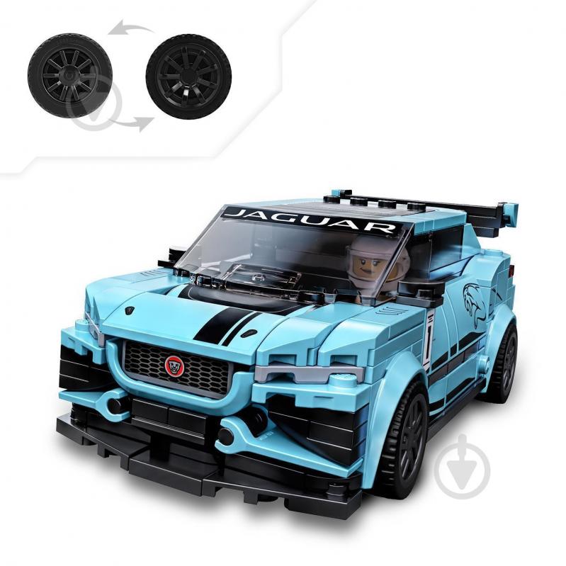 Конструктор LEGO Speed Champions Автомобили Formula E Panasonic Jaguar Racing GEN2 та Jaguar I-PACE eTROPHY 76898 - фото 7