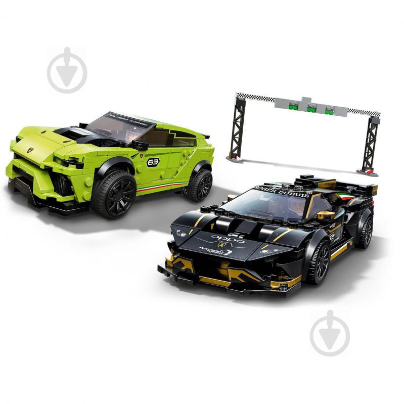 Конструктор LEGO Speed Champions Автомобілі Lamborghini Urus ST-X та Lamborghini Huracán Super Trofeo EVO 76899 - фото 5