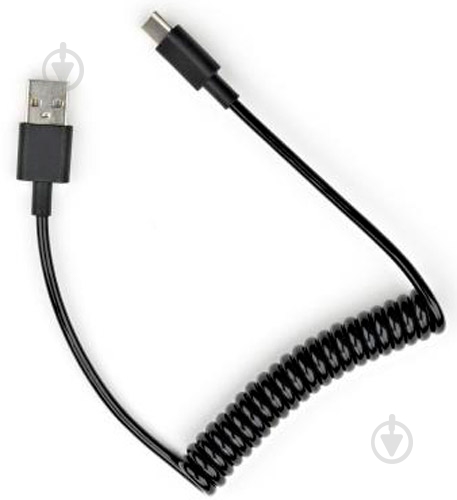 Дата-кабель Vinga USB 2.0 AM – Type-C 1 м черный (VCPDCTCS1BK) - фото 1