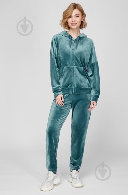 Костюм домашній жіночий Naviale Velour LH500-03 р. S нефрит - фото 1 Костюм домашній жіночий Naviale Velour LH500-03 р. S нефрит - фото 1