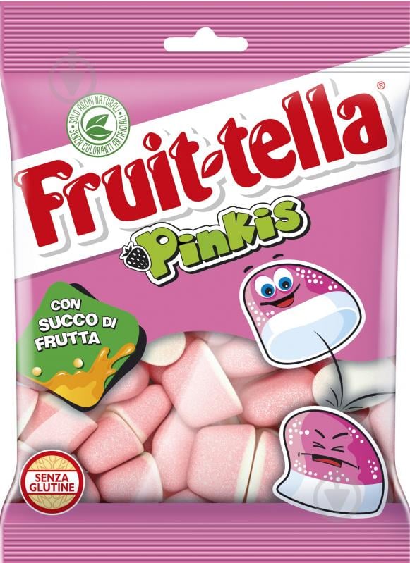 Мармелад жевательный Perfetti - Van Melle Fruit-tella PINKIS. 90 г - фото 1