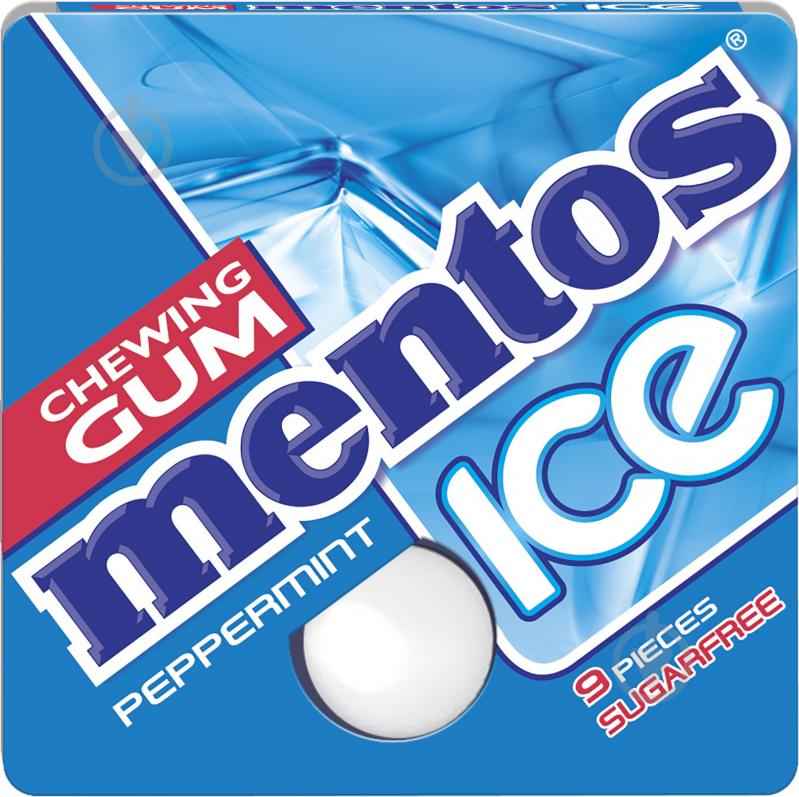 Жевательная резинка Perfetti - Van Melle MENTOS ICE МЯТА 12,9г. - фото 1