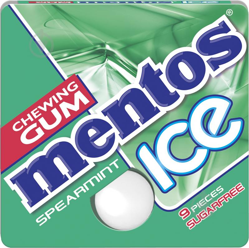 Жевательная резинка Perfetti - Van Melle Mentos Ice Снежная мята 12.9 г. - фото 1