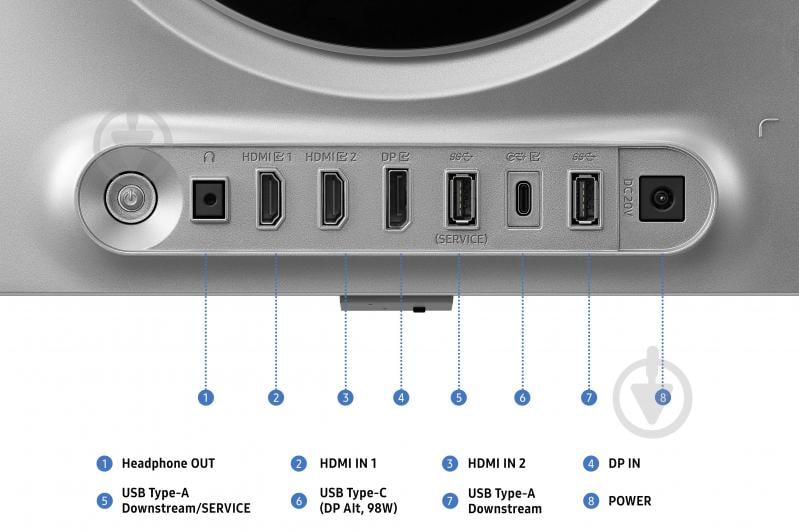 Монитор Samsung Odyssey G8 27" (LS27HG802SIXUA) - фото 16 Монитор Samsung Odyssey G8 27" (LS27HG802SIXUA) - фото 16