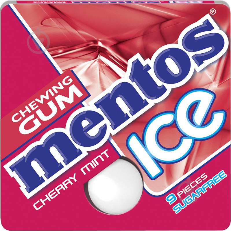 Жевательная резинка Perfetti - Van Melle Mentos Ice Вишня Мята 12.9 г - фото 1