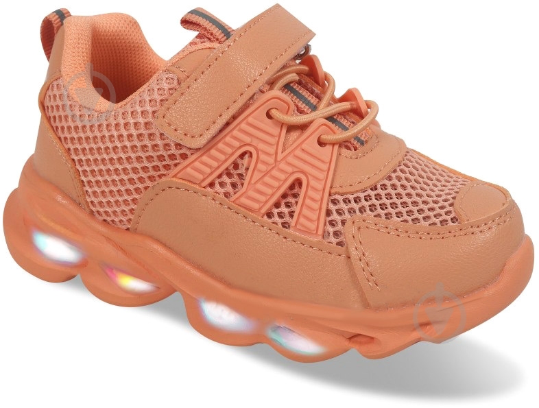 Кроссовки для девочек демисезонные TOM.M 7993Е р.23 оранжевые - фото 1