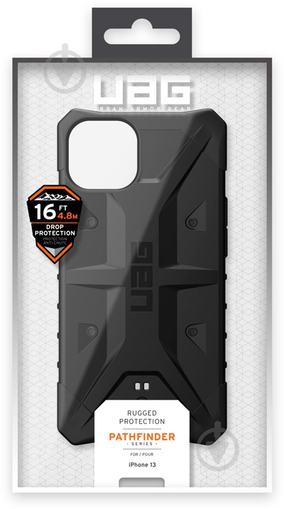 Чехол UAG Pathfinder для Apple iPhone 13 black (113177114040) - фото 2