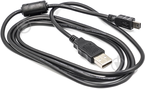 Кабель PowerPlant USB – UC-E6/UC-E16 черный - фото 1