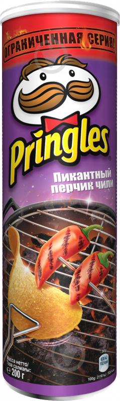 Чипси Pringles Sweet Chilli пікантний чилі 200 г - фото 1