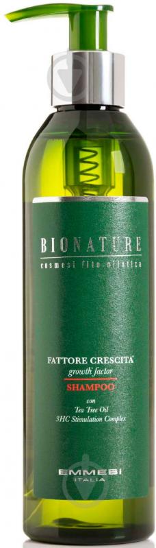 Шампунь EMMEBI фактор росту bionature 250 мл - фото 1