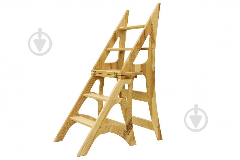 Лестница-стул натуральный - фото 3