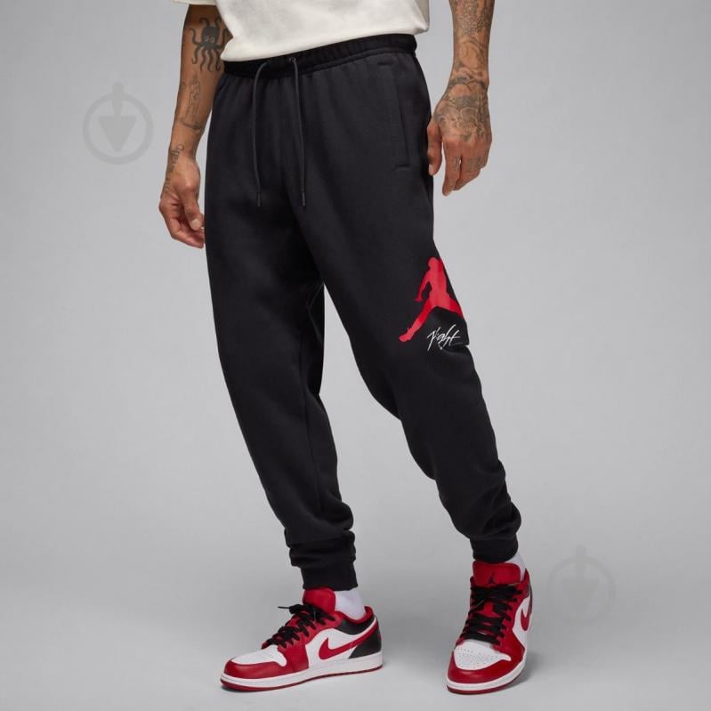 Штани Jordan J ESS FLC BASELINE PANT FD7345-013 р. XL чорний - фото 1