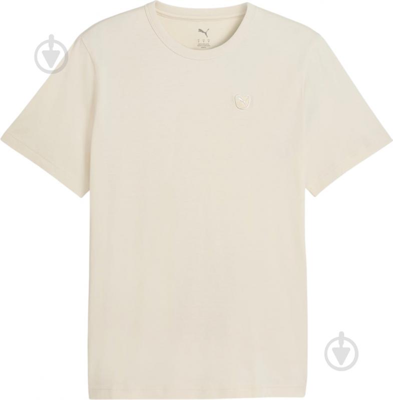 Футболка Puma ESS ELEVATED TEE 69205487 р.S бежевый - фото 1 Футболка Puma ESS ELEVATED TEE 69205487 р.S бежевый - фото 1