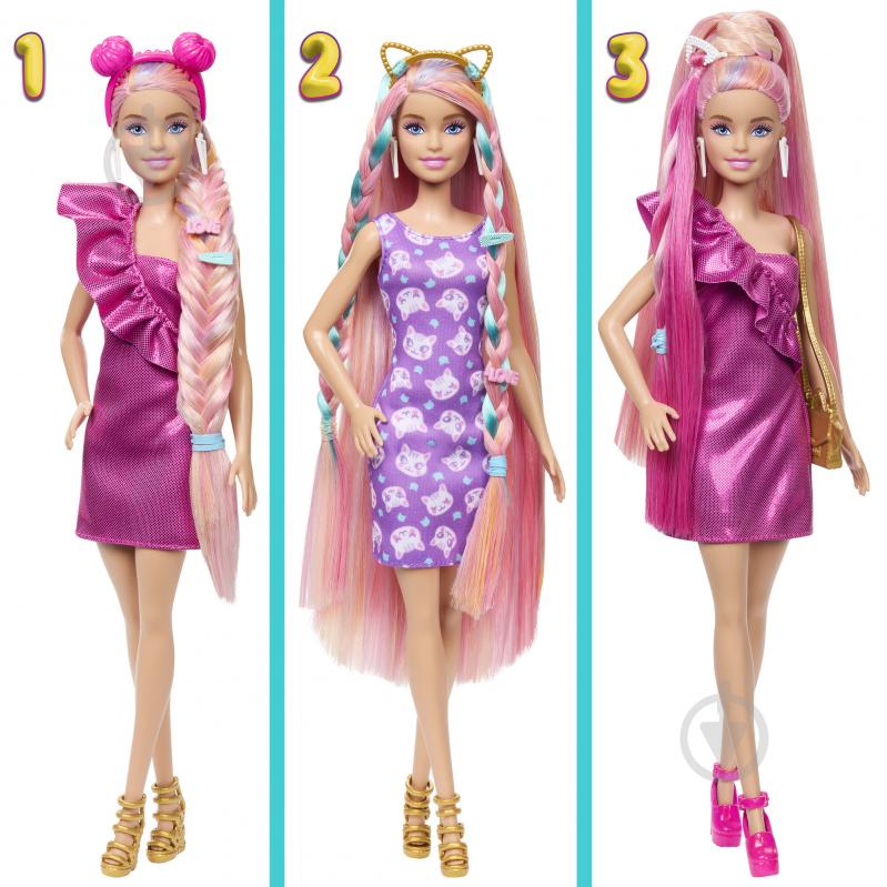 Игровой набор Barbie Набор "Удивительные прически" JDC85 - фото 3