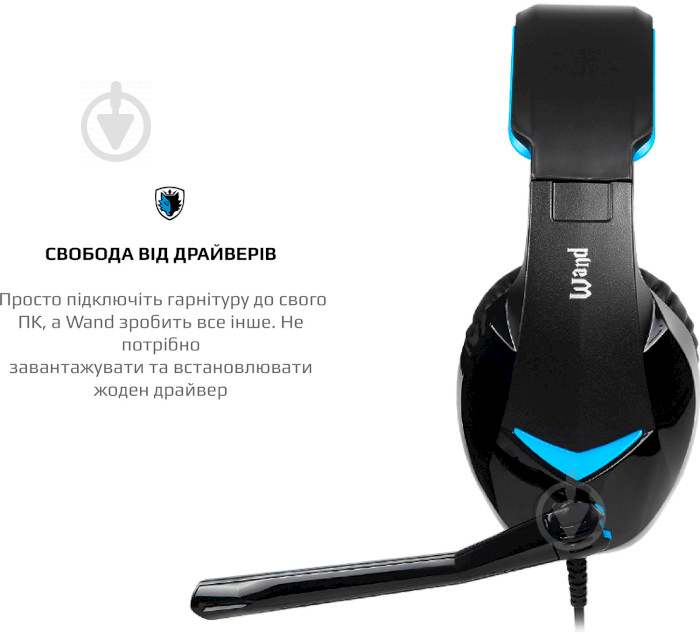 Гарнитура Sades SA-914 Wand black/blue (sa914bku) - фото 4